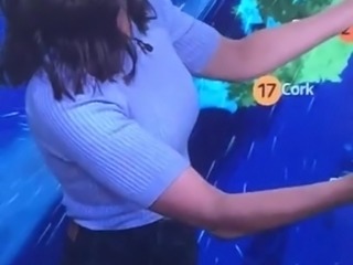Sexy TV Weather Girl Lets wank Together
