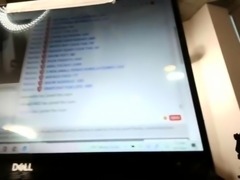 Provoking webcam milf worships a big black cock POV style