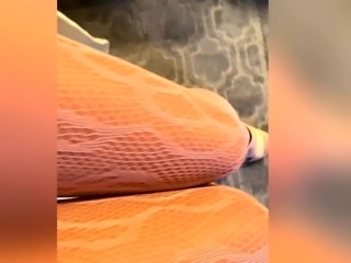 Nylon seamed foot fetish pt2