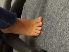 Candid feet