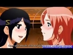 Hentai girl fucked by futanari girl