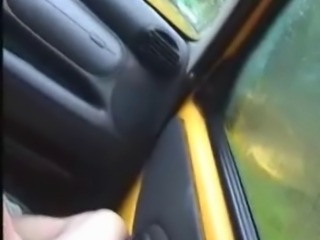 Blowjob im Auto