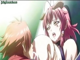Perverse hentai wag-tail with a thought-provoking	venus fly trap makes out...
