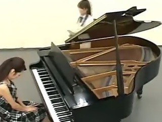 Piano Lesson Given To Young Student, Then She Is Fucked By Teacher!