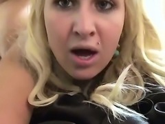 Hardcore amateur fuck with a dangerous and horny blonde bitch named Destiny...
