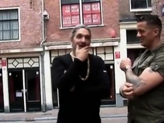 Tourist gets a blowjob from a hooker