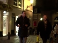 Amsterdam hooker sucks a tourists cock
