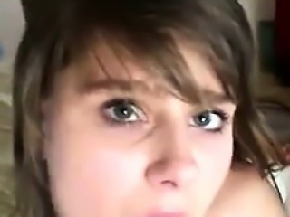 Russian Girl Gets Cum On Her