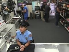 Ms Police Officer Gets Fucked In The Pawnshop