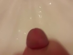 Cumming in the sink