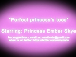 perfect princess toes