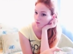 Massive Titty Redhead Cosplay On Webcam