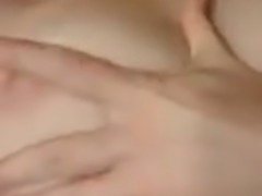 Blonde babe splashes her body up to orgasm
