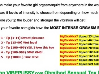 2 Horny Lesbian Girls Playing VIBEPUSSY Toy U Take Full Control ASAP