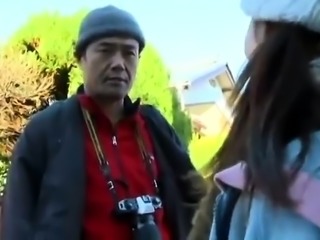Japanese teen on voyeur cam