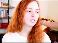 Sexy naughty redhead babe Jade masturbate