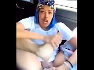 Masturbating in the car in public